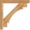 Ekena Millwork Merced Craftsman Rough Sawn Bracket, Western Red Cedar, 4"W x 40"D x 40"H BKT04X40X40MRC04RWR - alternate 3